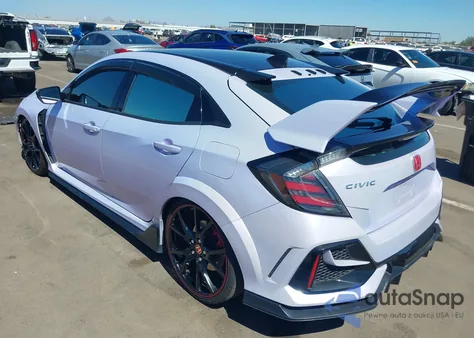 2020 Honda Civic Type R Touring из США, поврежденный, VIN SHHFK8G73LU201384